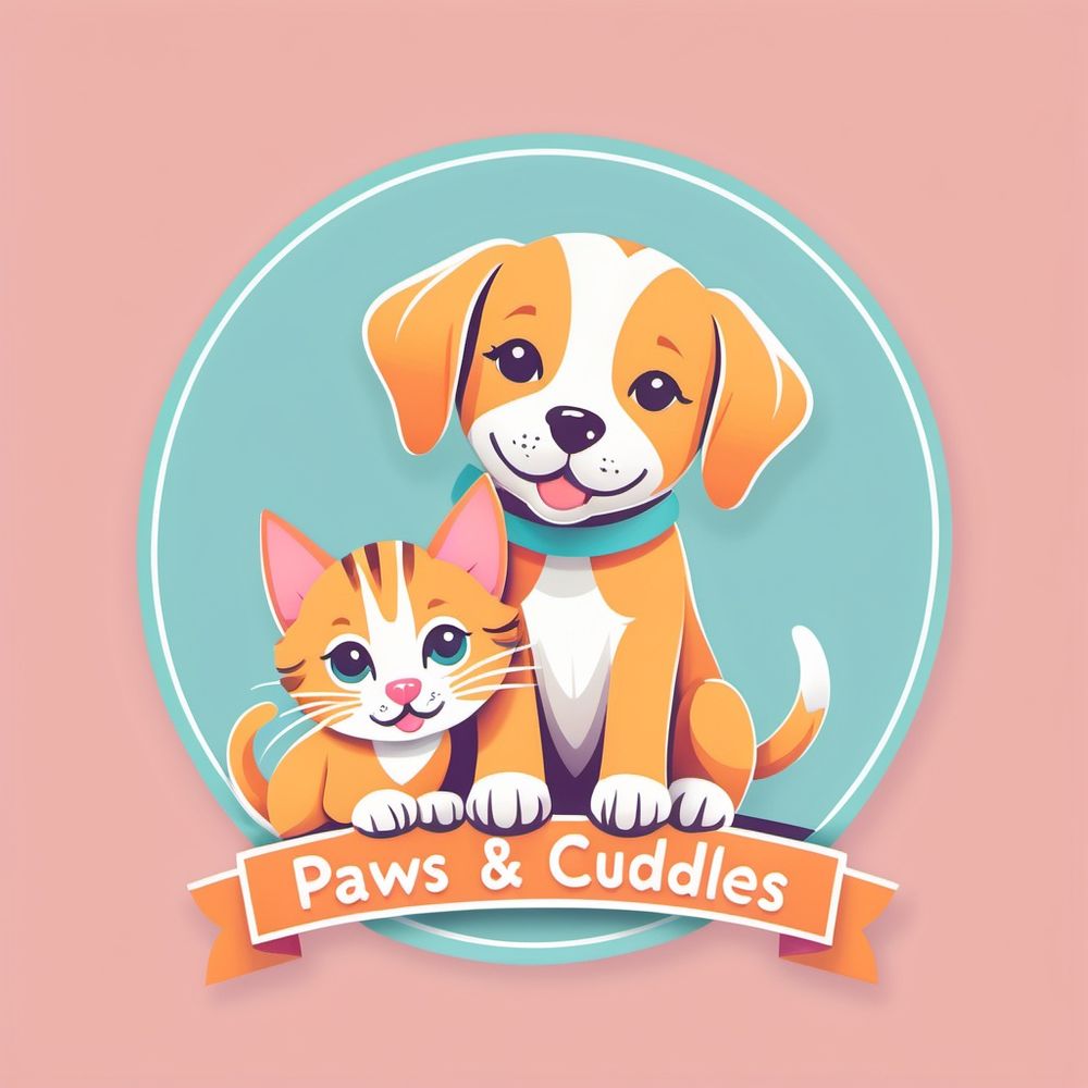 Paws & Cuddles Daycare & Boarding logo – Castro Valley pet sitting